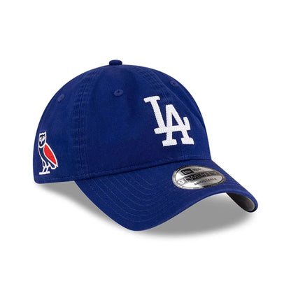This is a LA Dodgers OVO x MLB Dark Blue 9TWENTY Adjustable Cap 1