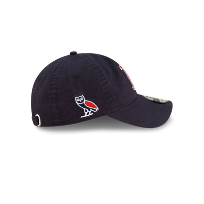 This is a Boston Red Sox OVO x MLB Navy 9TWENTY Adjustable Cap 5