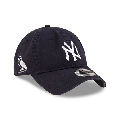This is a New York Yankees OVO x MLB Navy 9TWENTY Adjustable Cap 1