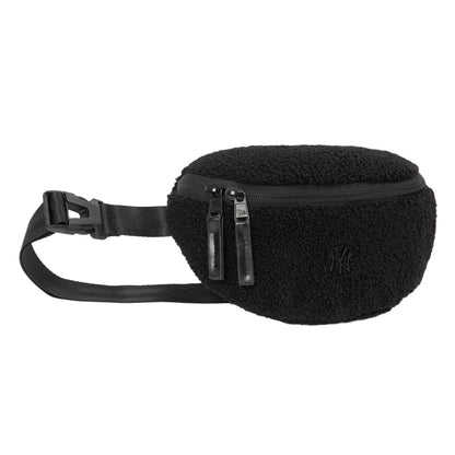 This is a New York Yankees MLB Borg Pin Black Waist Bag 2