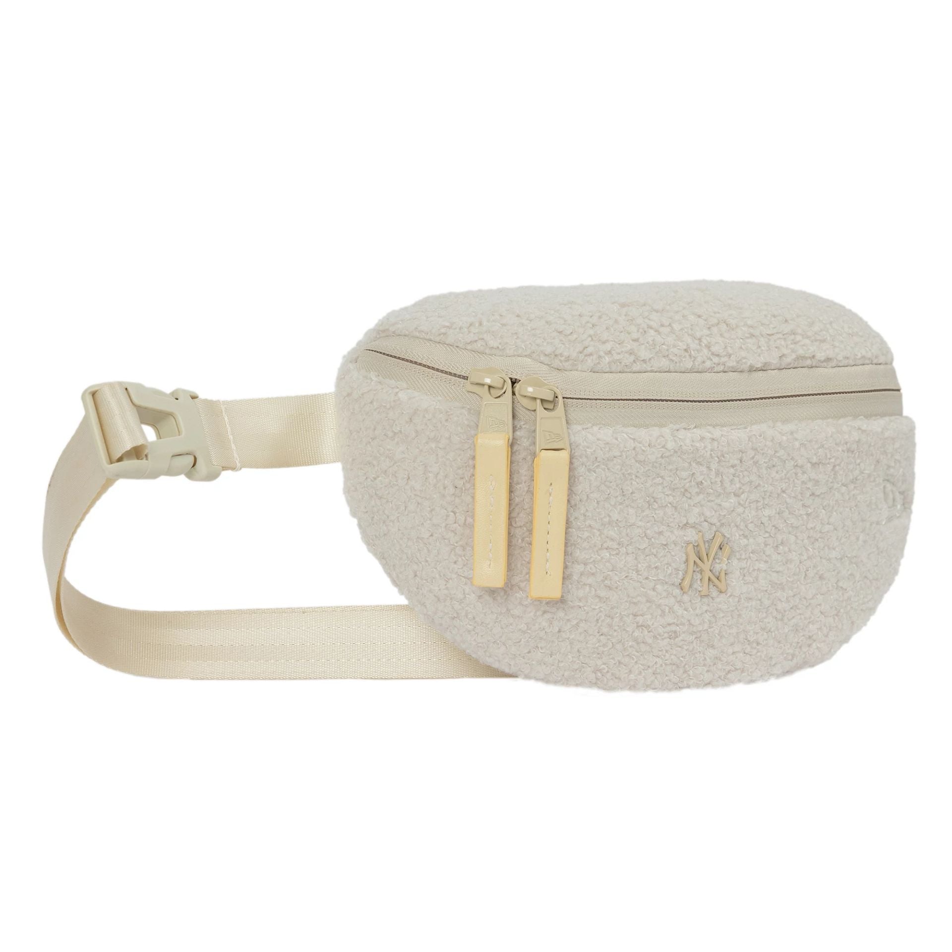 This is a New York Yankees MLB Borg Pin White Waist Bag  2