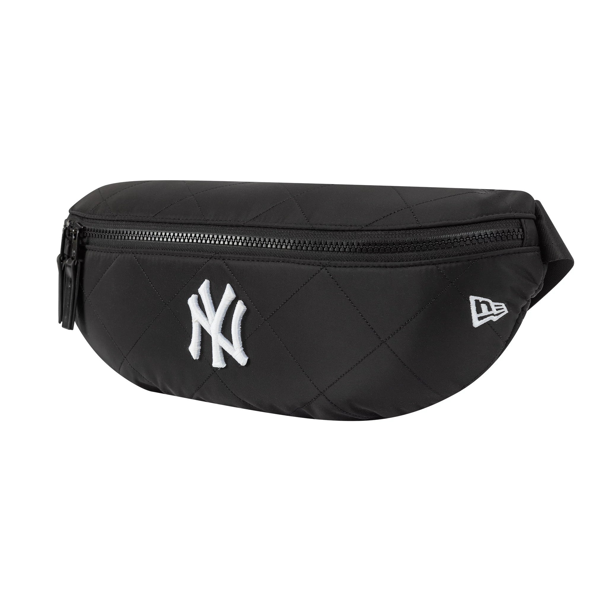 This is a New York Yankees MLB Quilted Black Waist Bag 3