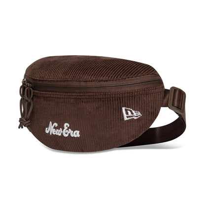 This is a  New Era Script Cord Dark Brown Waist Bag  1