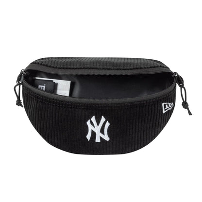 This is a New York Yankees MLB Cord Black Waist Bag  5