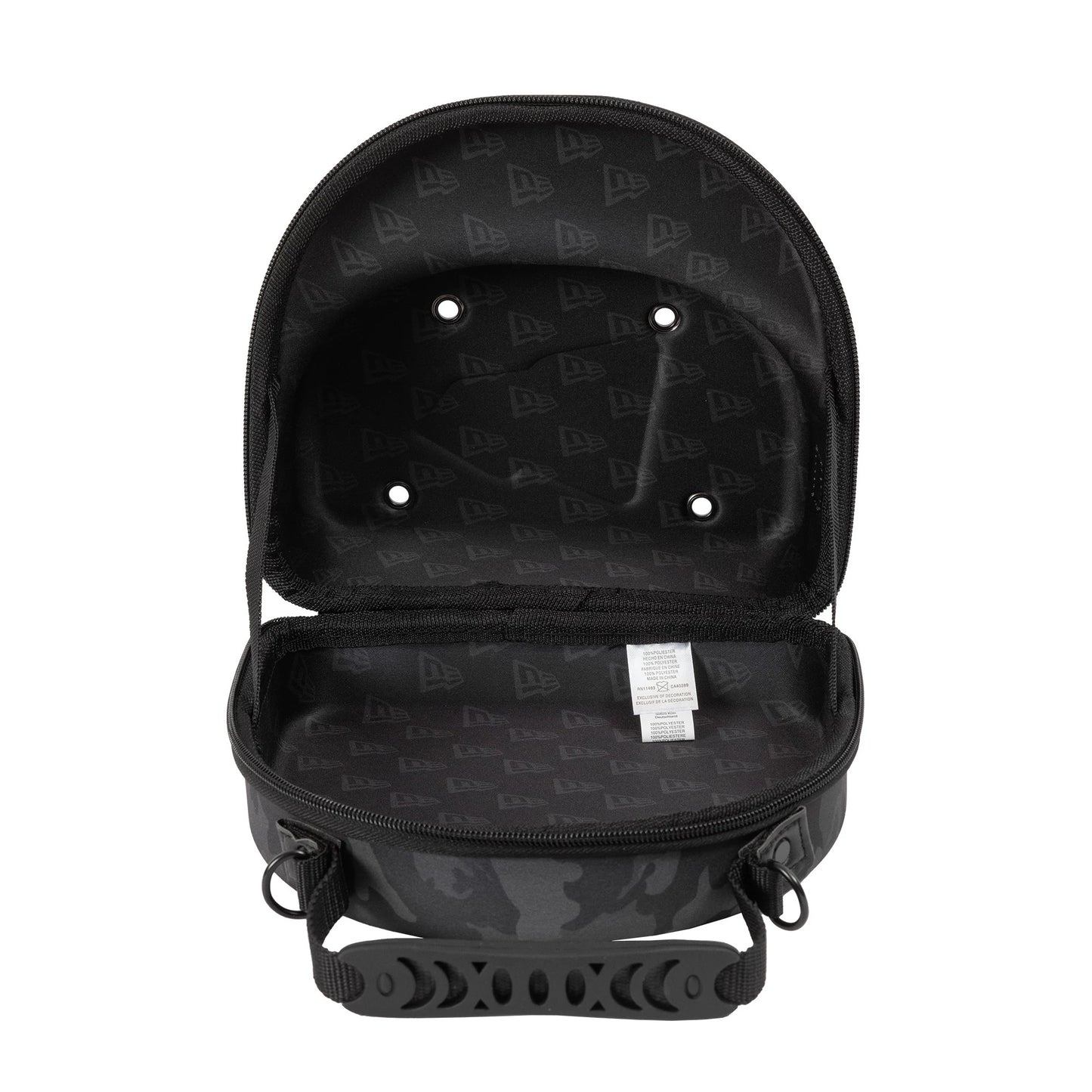 This is a  New Era Camo Black 2Pk 59FIFTY Cap Carrier 2
