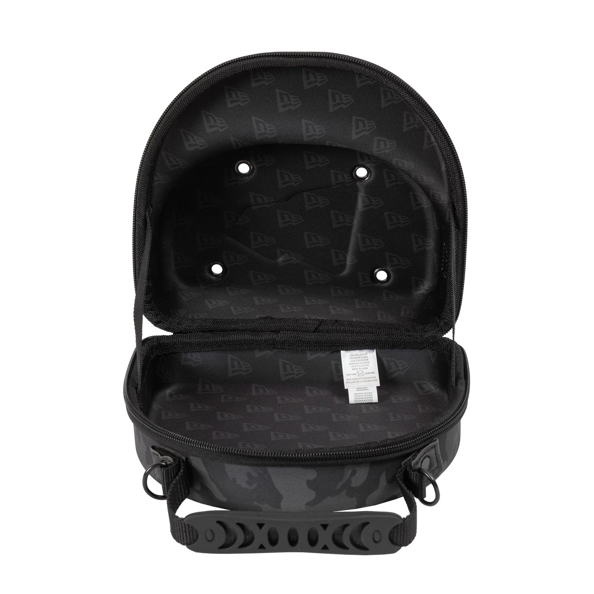 This is a  New Era Camo Black 2Pk 59FIFTY Cap Carrier 2