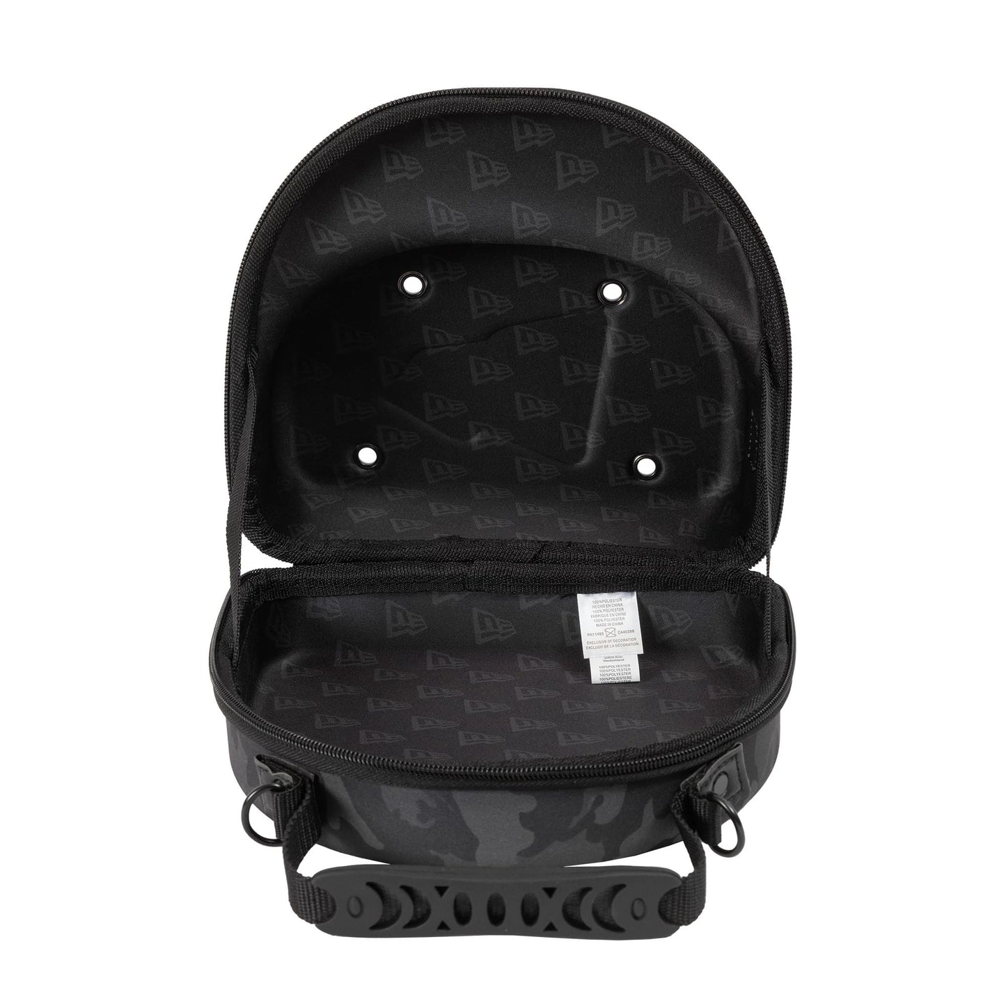 This is a  New Era Camo Black 2Pk 59FIFTY Cap Carrier 2