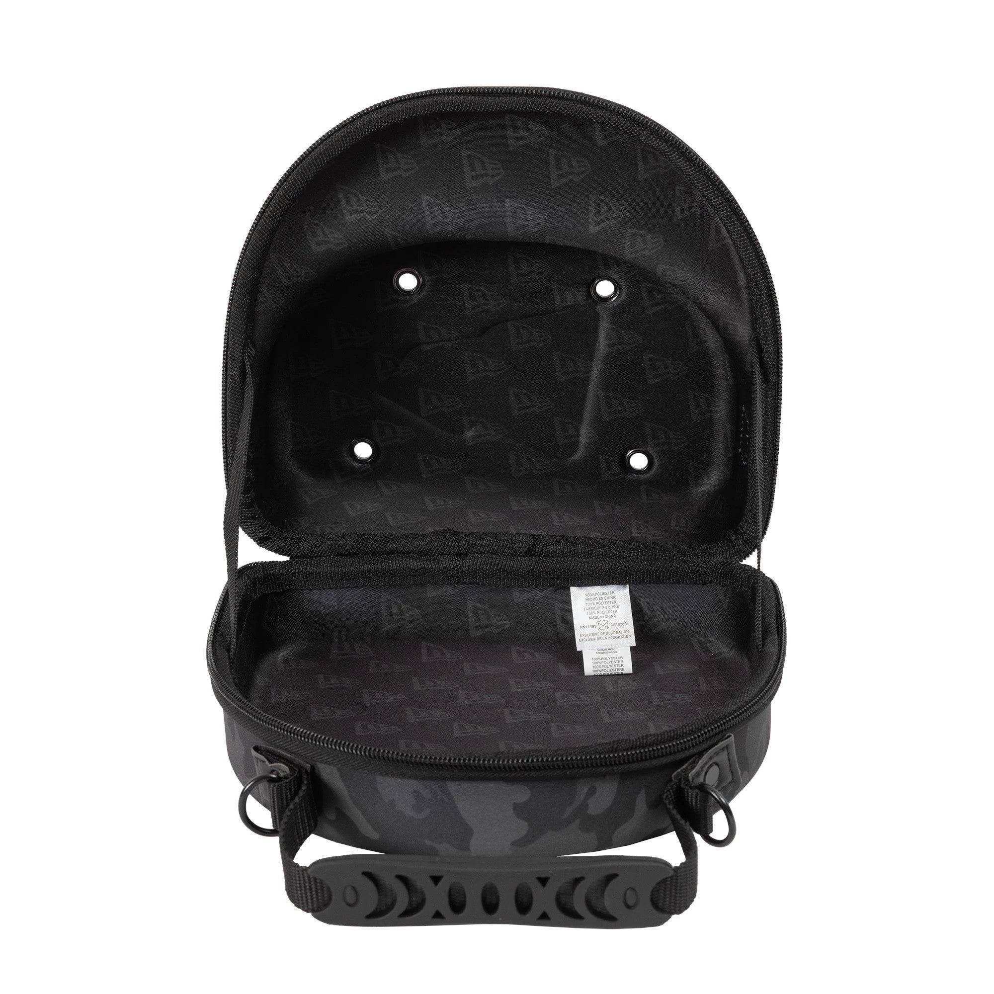 This is a  New Era Camo Black 2Pk 59FIFTY Cap Carrier 2