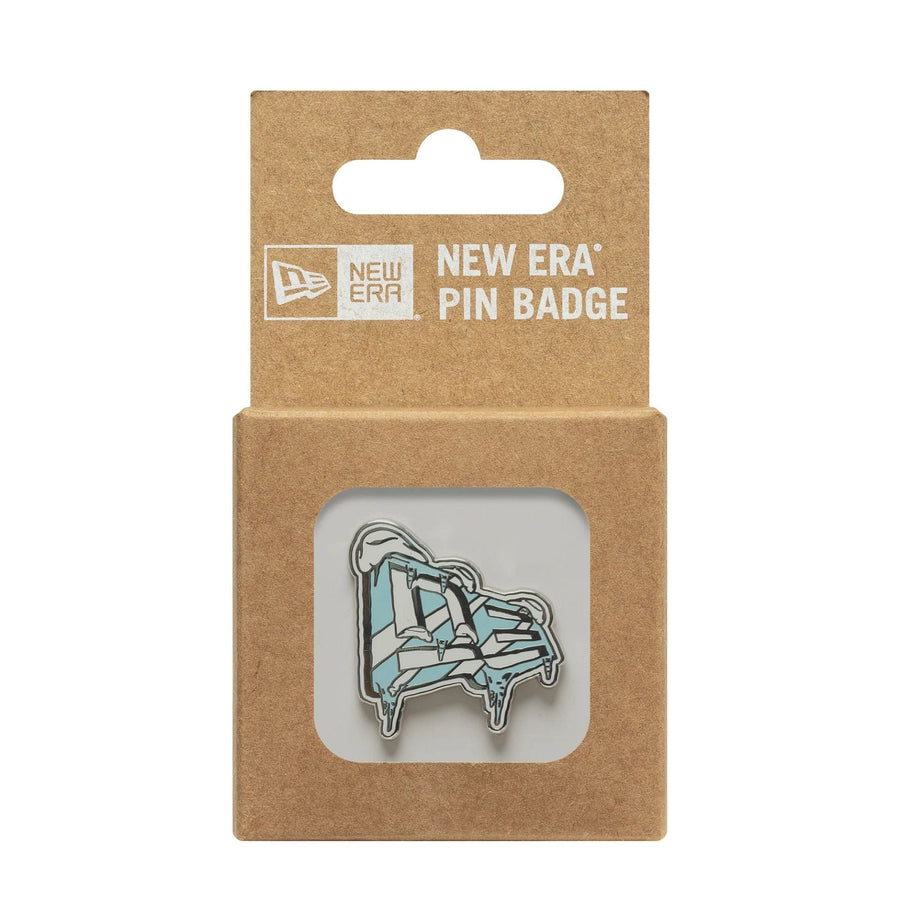 This is a  New Era Iced Flag Blue Pin Badge  3