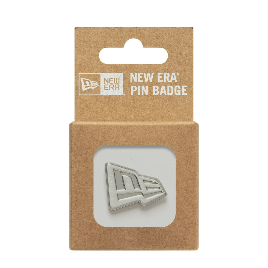 This is a  New Era Flag Silver Pin Badge  3