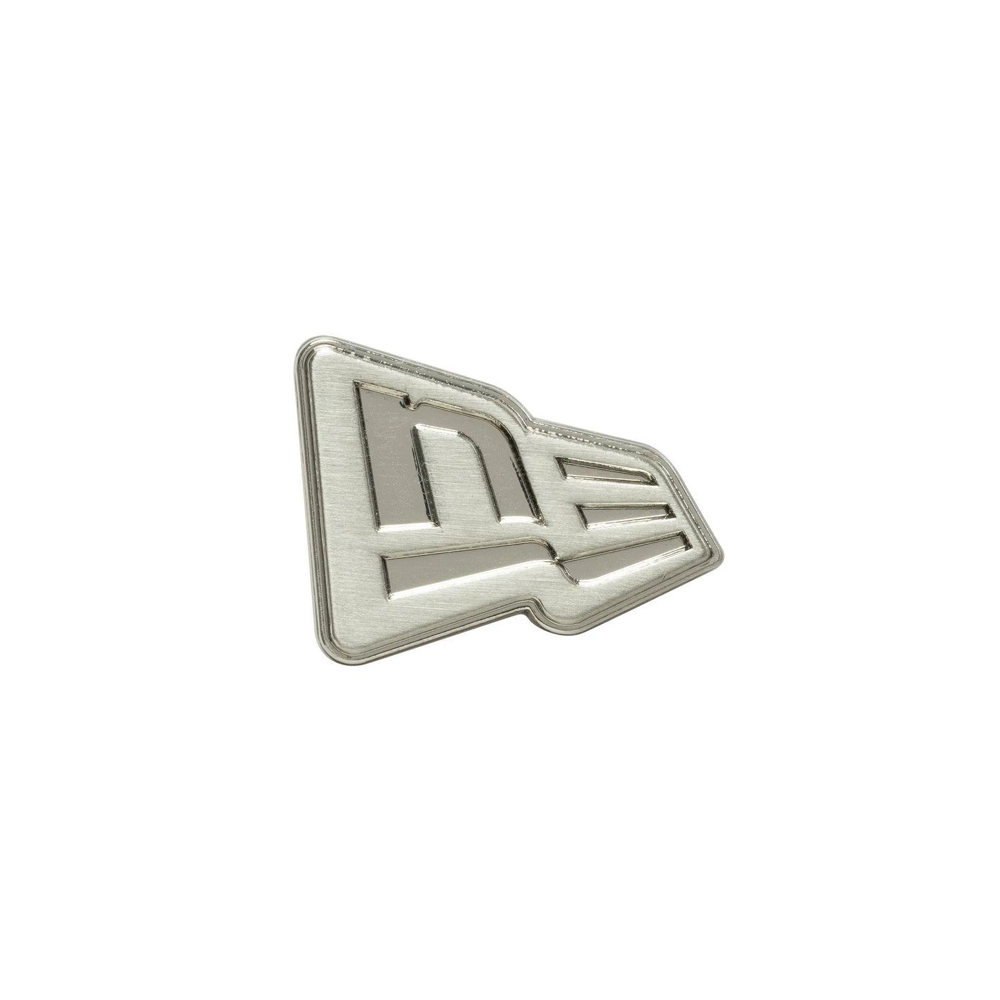 This is a  New Era Flag Silver Pin Badge 1