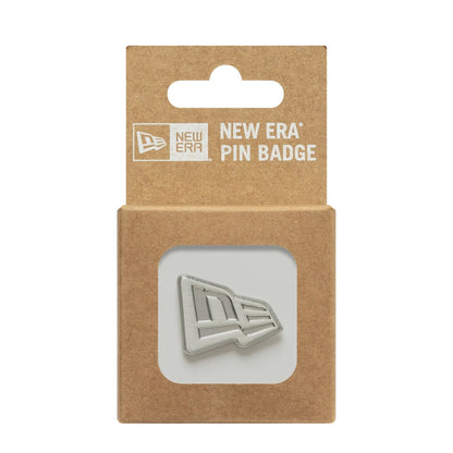 This is a  New Era Flag Silver Pin Badge  3