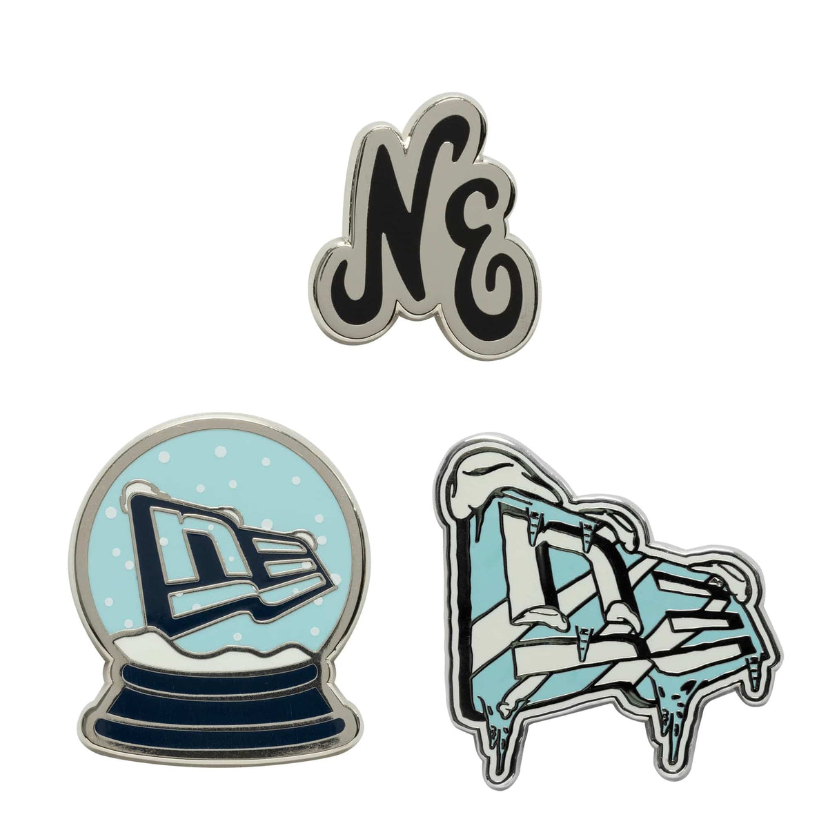 This is a  New Era 3 Pin Gift Set Multi Pin Badge 1