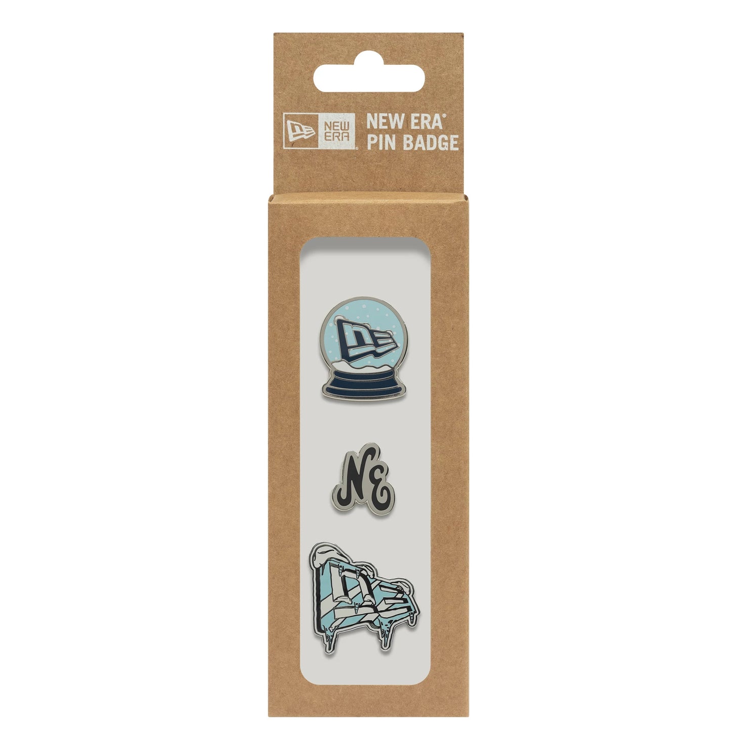 This is a  New Era 3 Pin Gift Set Multi Pin Badge 3