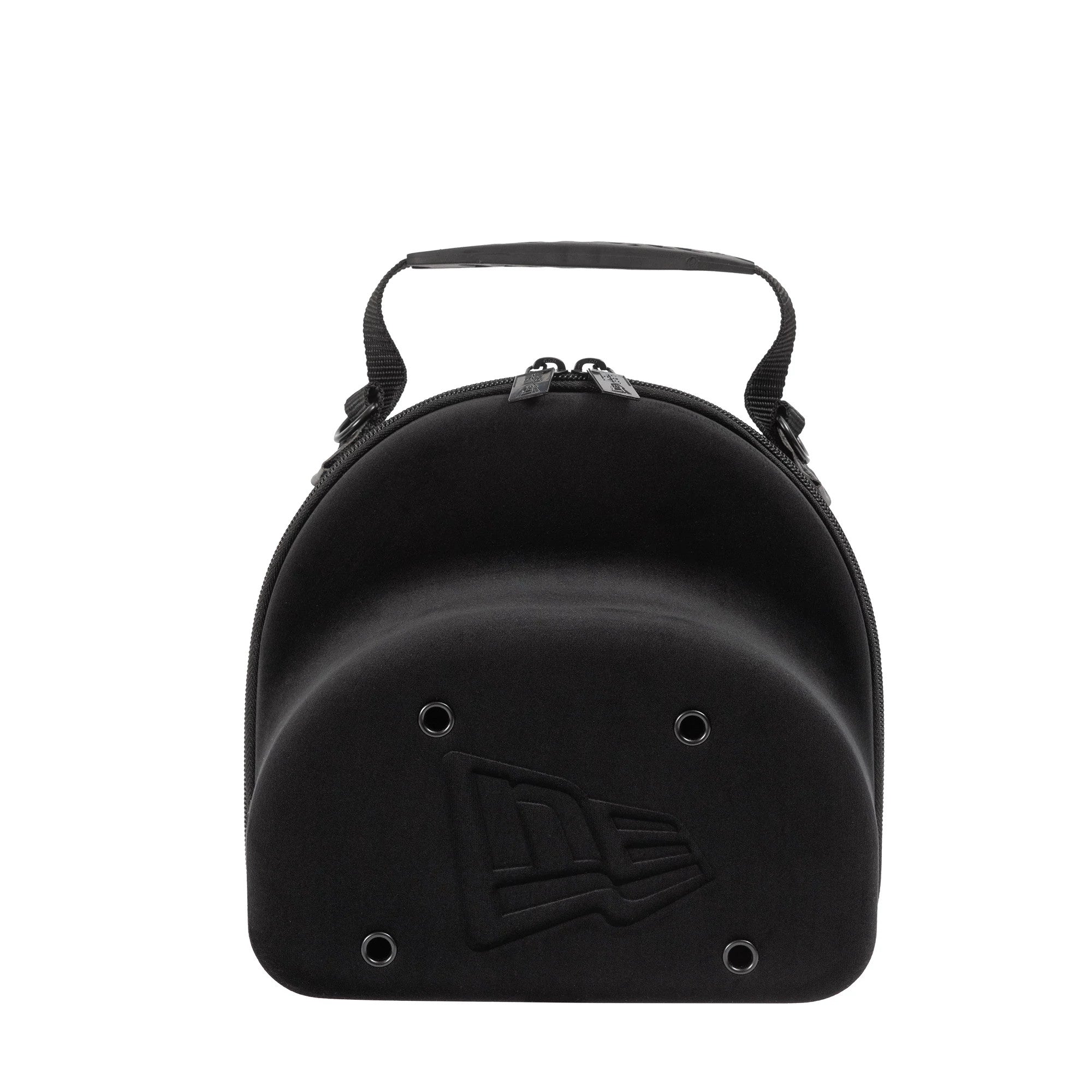 This is a  New Era Velour Black 2Pk 59FIFTY Cap Carrier 1