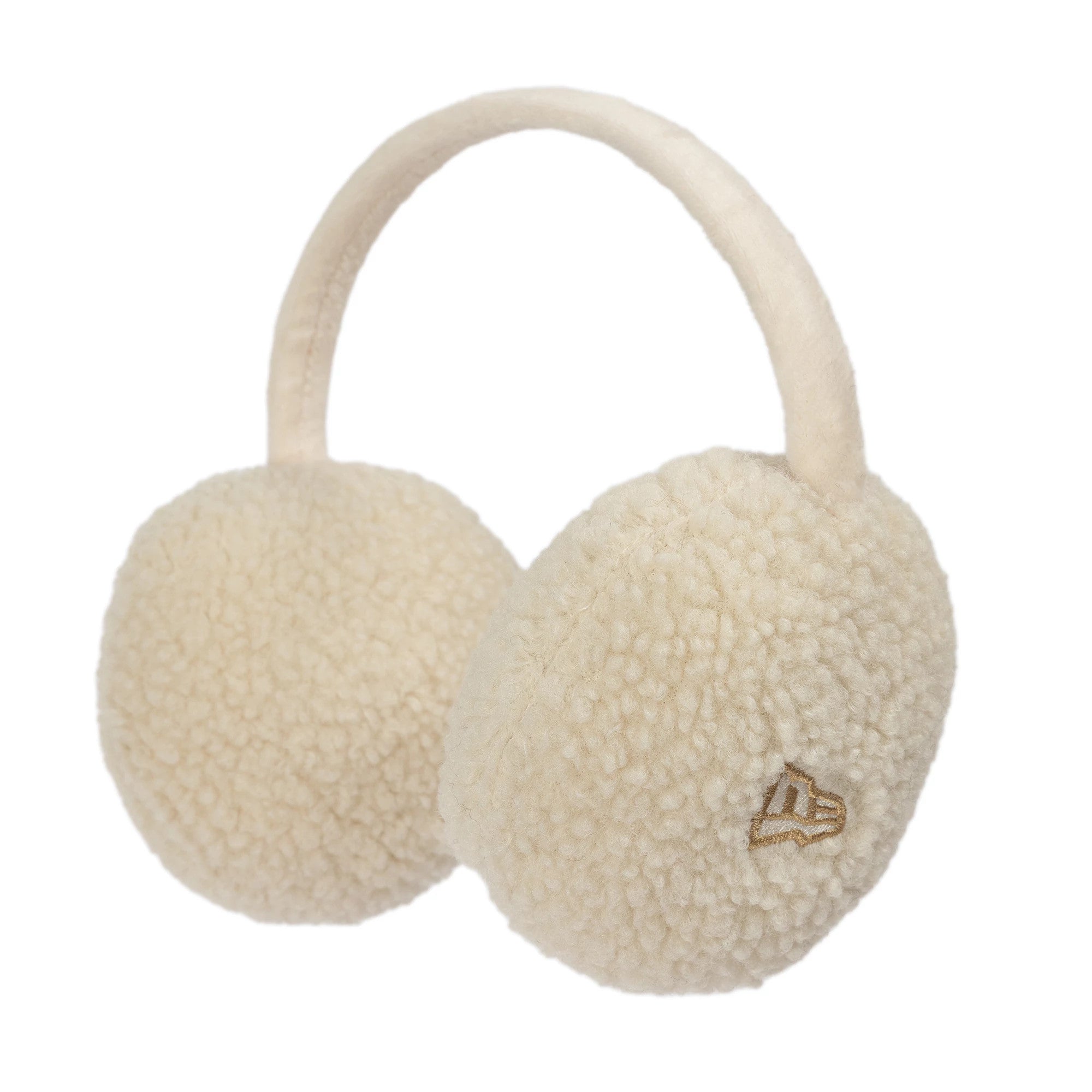 This is a  New Era Borg Cream Ear Muffs 1