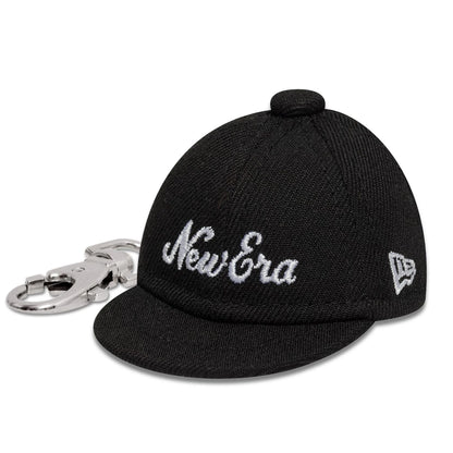 This is a  New Era Mini Cap Black Key Chain  1