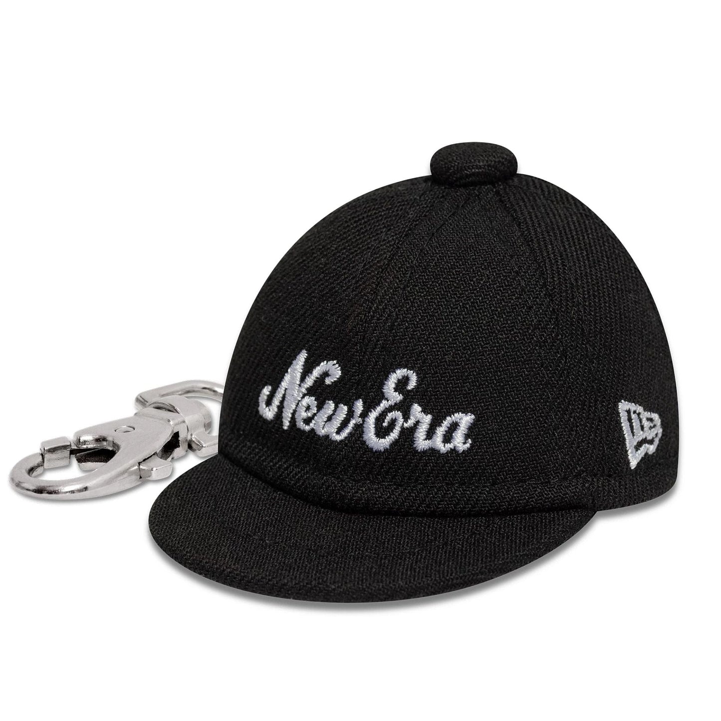 This is a  New Era Mini Cap Black Key Chain  1