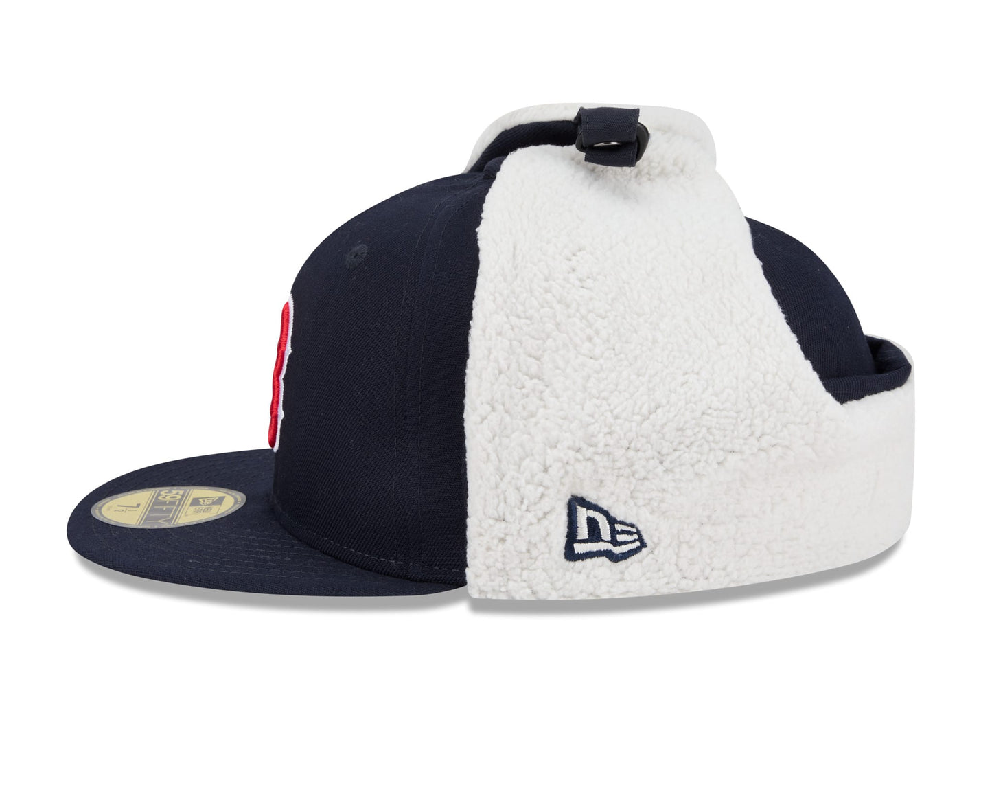 This is a Boston Red Sox MLB Classic Navy Dogear 59FIFTY Fitted Cap 6