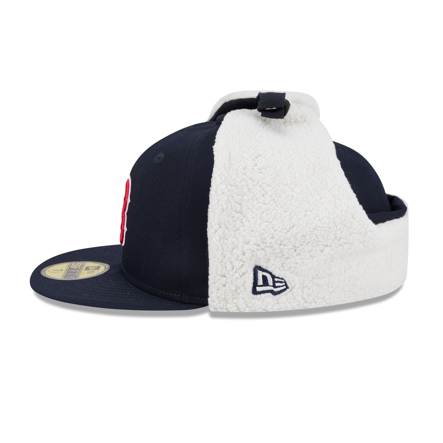 This is a Boston Red Sox MLB Classic Navy Dogear 59FIFTY Fitted Cap 6