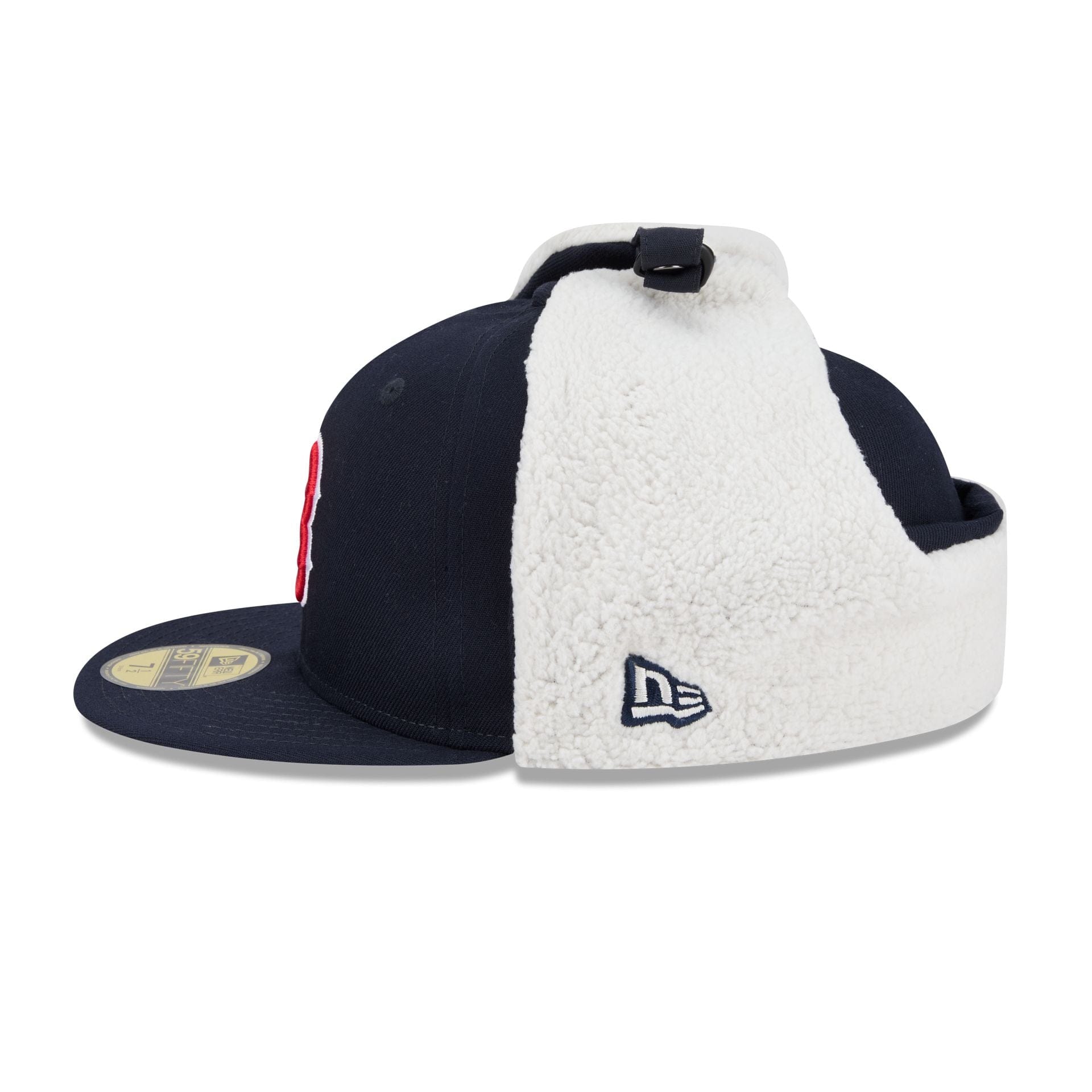This is a Boston Red Sox MLB Classic Navy Dogear 59FIFTY Fitted Cap 6