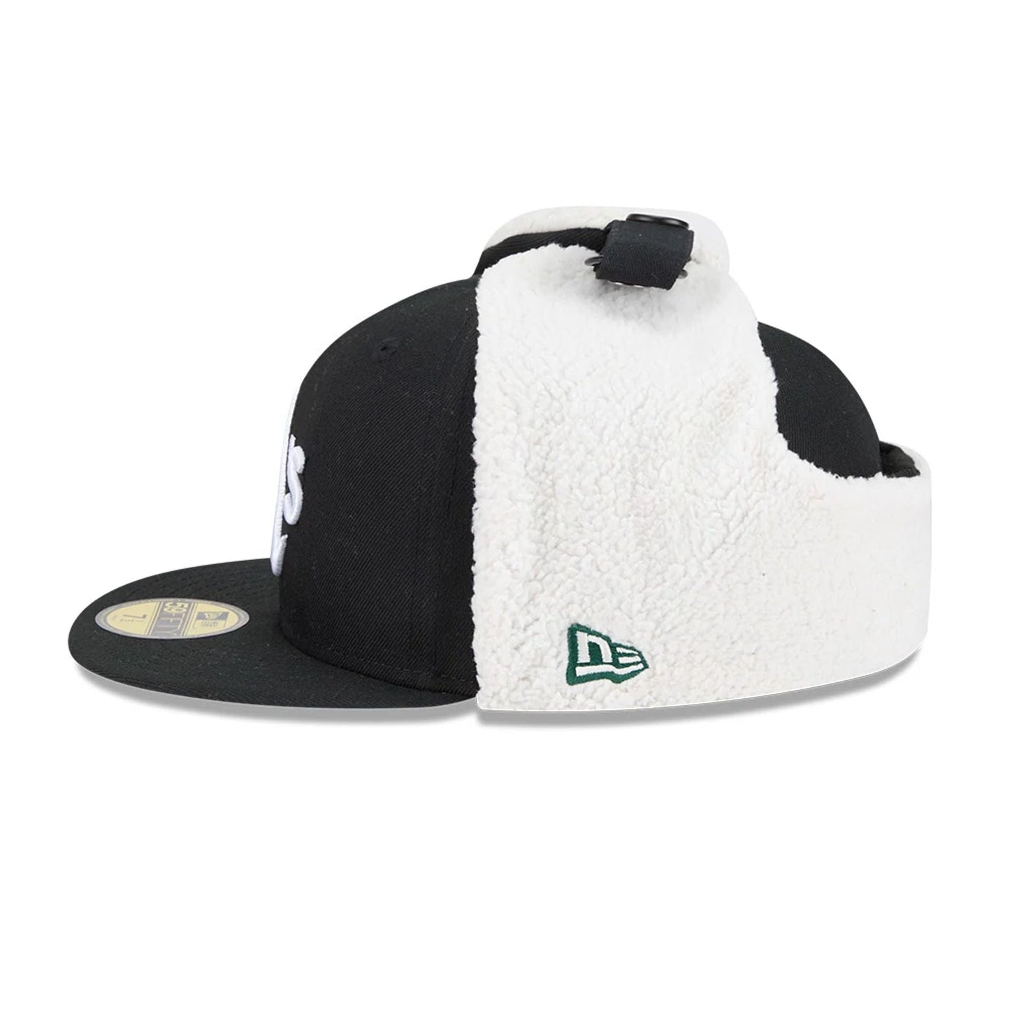 This is a Athletics MLB Classic Black Dogear 59FIFTY Fitted Cap 6