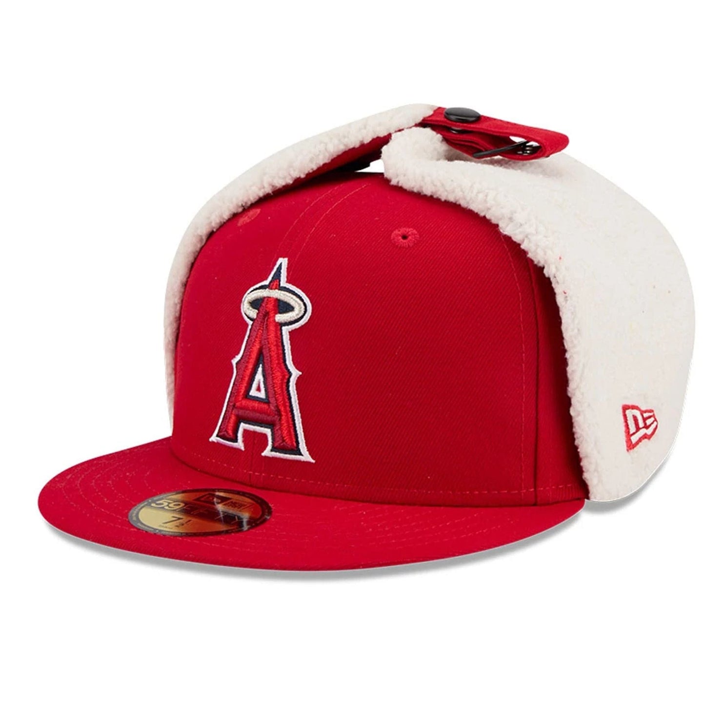This is a LA Angels MLB Classic Red Dogear 59FIFTY Fitted Cap 1