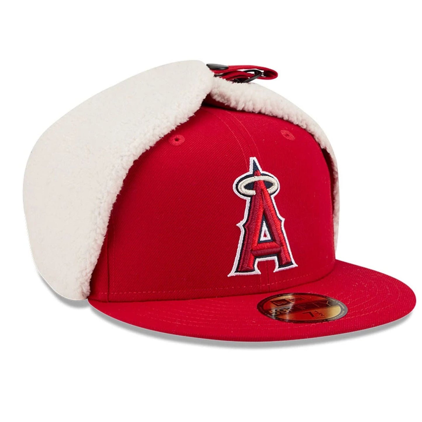 This is a LA Angels MLB Classic Red Dogear 59FIFTY Fitted Cap 4