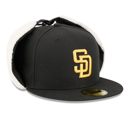 This is a San Diego Padres MLB Classic Black Dogear 59FIFTY Fitted Cap 4