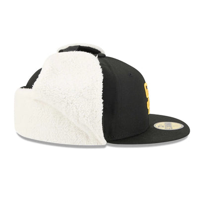 This is a San Diego Padres MLB Classic Black Dogear 59FIFTY Fitted Cap 7