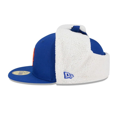 This is a New York Mets MLB Classic Blue Dogear 59FIFTY Fitted Cap 5
