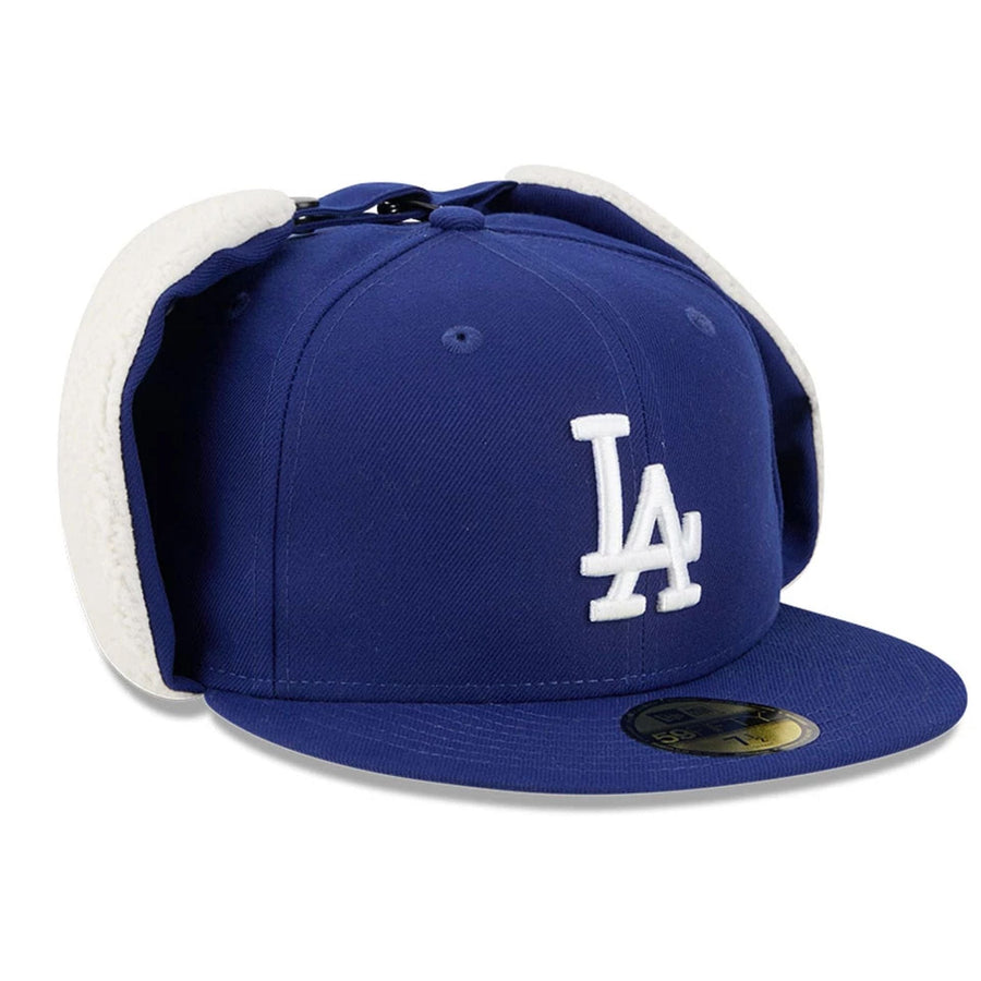 This is a LA Dodgers MLB Classic Dark Blue Dogear 59FIFTY Fitted Cap 5