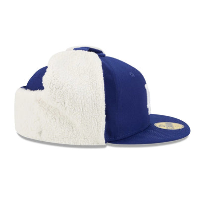 This is a LA Dodgers MLB Classic Dark Blue Dogear 59FIFTY Fitted Cap 7