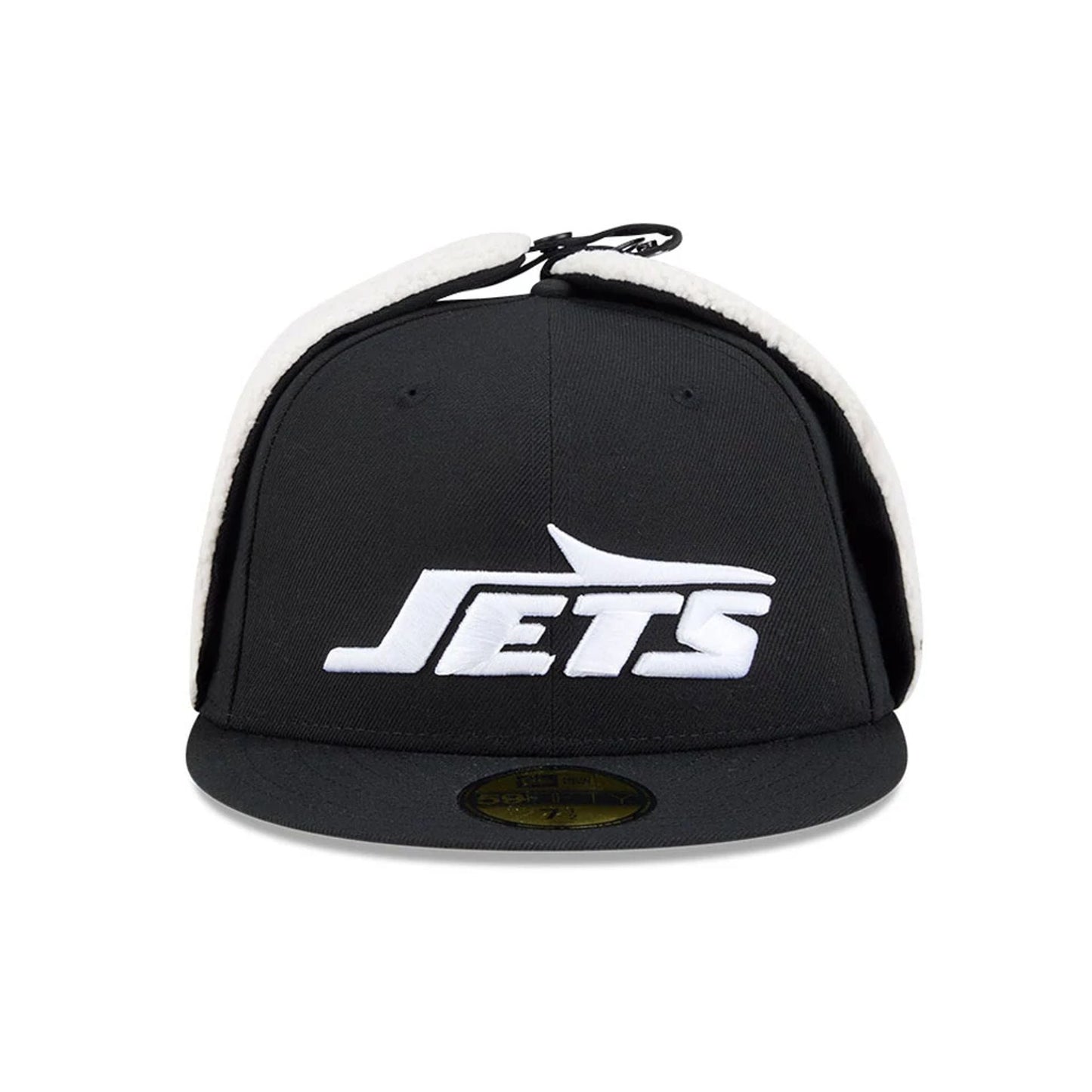 This is a New York Jets NFL Classic Black Dogear 59FIFTY Fitted Cap 3