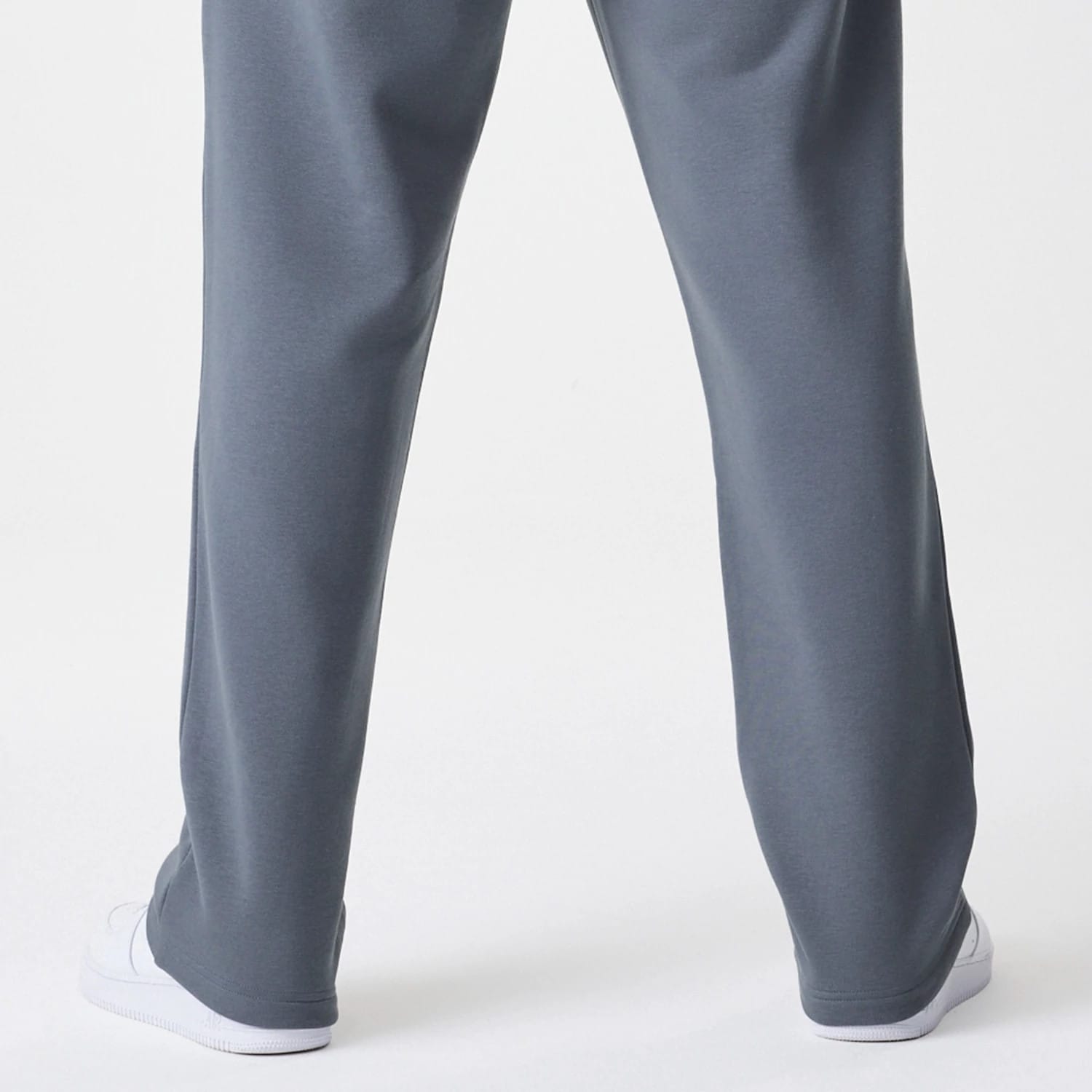 The Male model is wearing LA Lakers NBA Linear Dark Grey Straight Leg Joggers 3