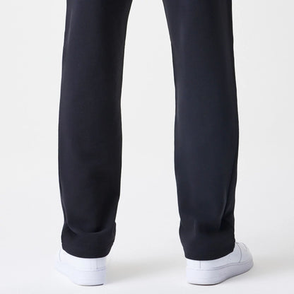 The Male model is wearing Chicago Bulls NBA Linear Black Straight Leg Joggers  7