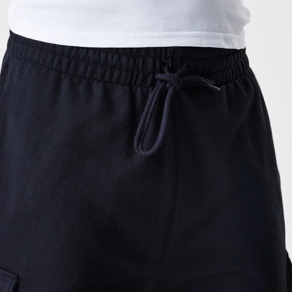 The Male model is wearing  New Era Cargo Black Joggers 6