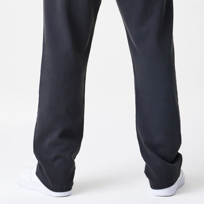 The Male model is wearing  New Era Washed Black Straight Leg Joggers  7