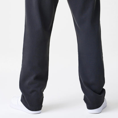 The Male model is wearing  New Era Washed Black Straight Leg Joggers 7