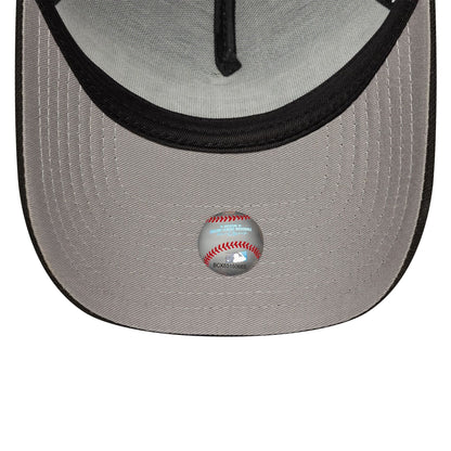This is a Chicago White Sox MLB Poly Kanji Black 9FORTY A-Frame Adjustable Cap 2