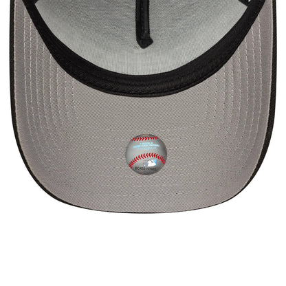 This is a Chicago White Sox MLB Poly Kanji Black 9FORTY A-Frame Adjustable Cap 2