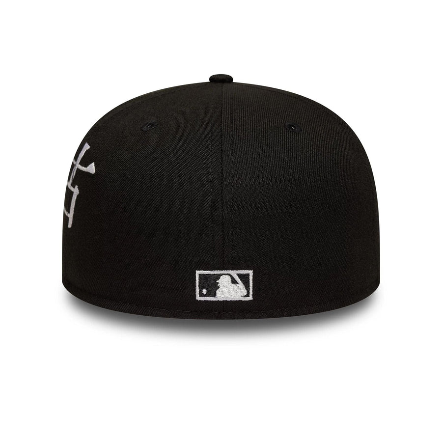 This is a Chicago White Sox MLB Poly Kanji Black 59FIFTY Fitted Cap 7