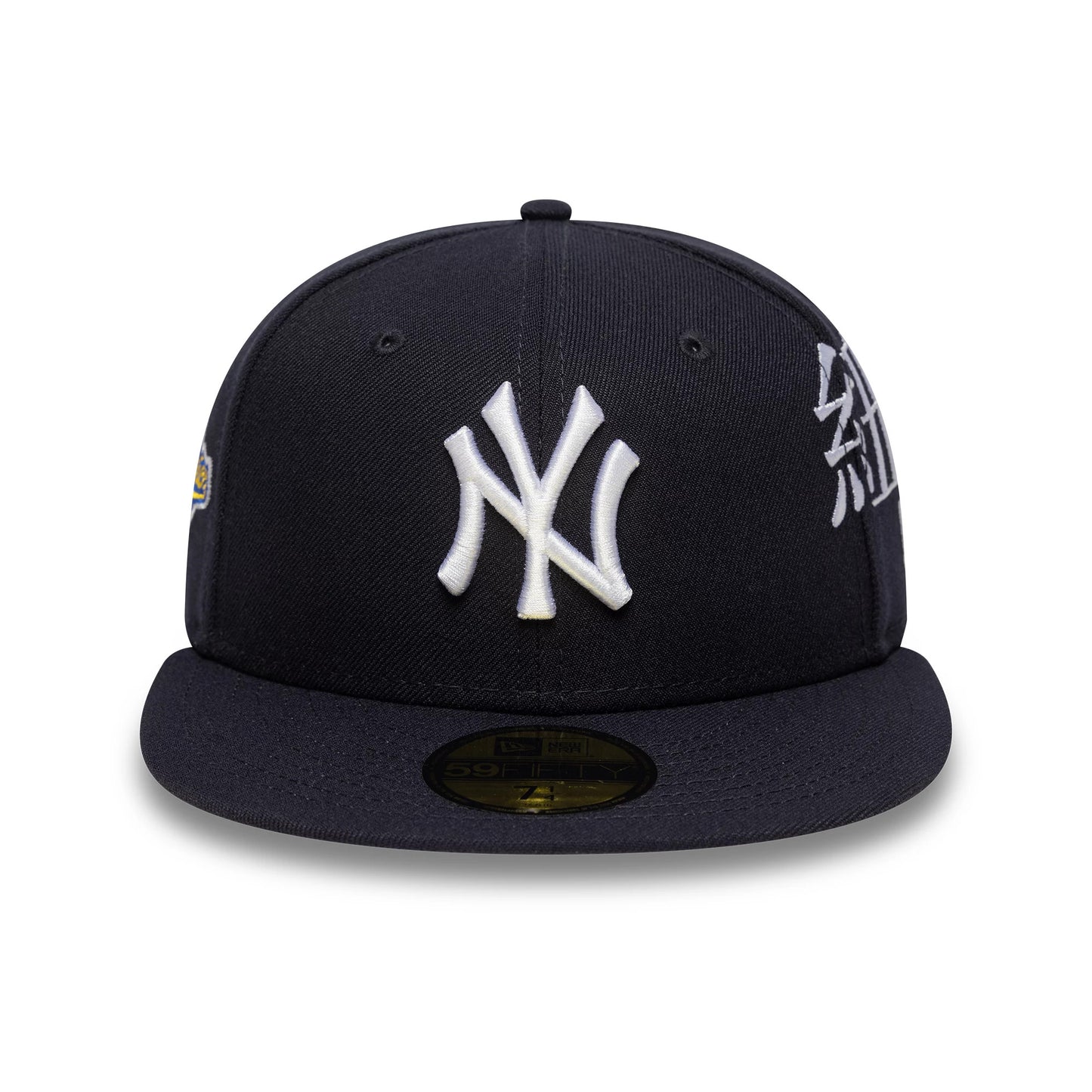 This is a New York Yankees MLB Poly Kanji Navy 59FIFTY Fitted Cap 3