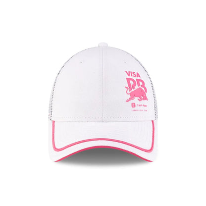 This is a Visa Cash App Racing Bulls Team Miami White 9FORTY Adjustable Cap 2