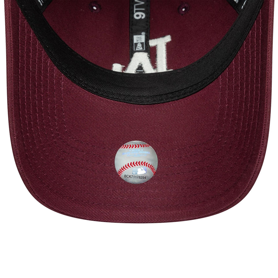 This is a LA Dodgers Womens MLB League Essential Dark Red 9TWENTY Adjustable Cap 5
