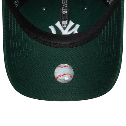 This is a New York Yankees Womens MLB League Essential Dark Green 9TWENTY Adjustable Cap 5