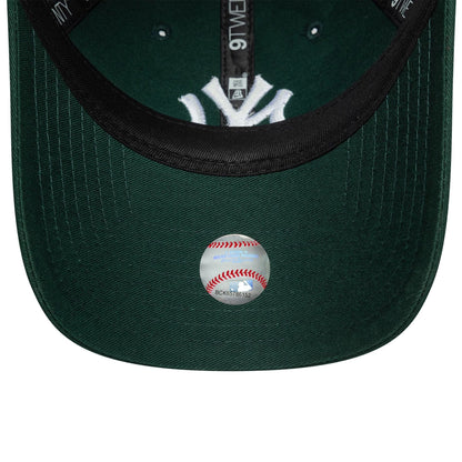 This is a New York Yankees Womens MLB League Essential Dark Green 9TWENTY Adjustable Cap 5