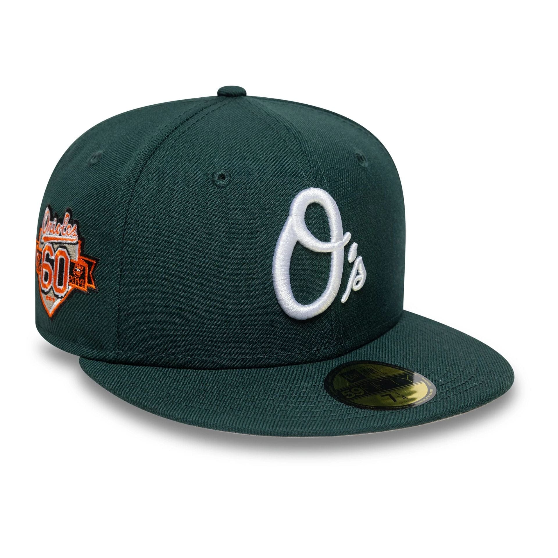 This is a Baltimore Orioles MLB Seasonal Dark Green 59FIFTY Fitted Cap 1