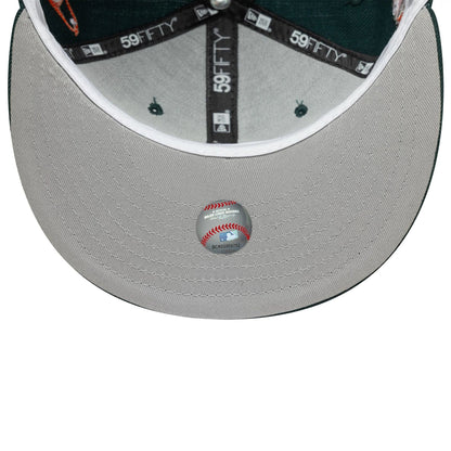 This is a Baltimore Orioles MLB Seasonal Dark Green 59FIFTY Fitted Cap 4