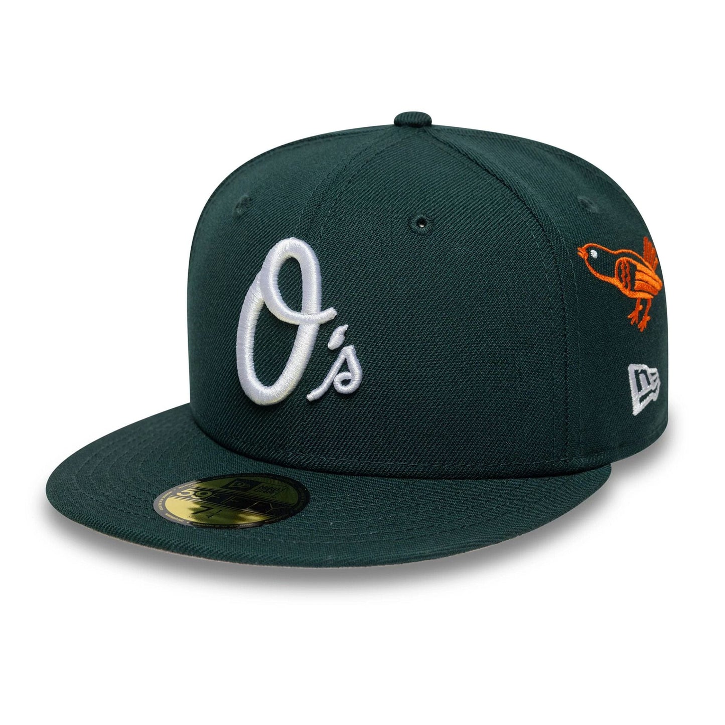 This is a Baltimore Orioles MLB Seasonal Dark Green 59FIFTY Fitted Cap 3